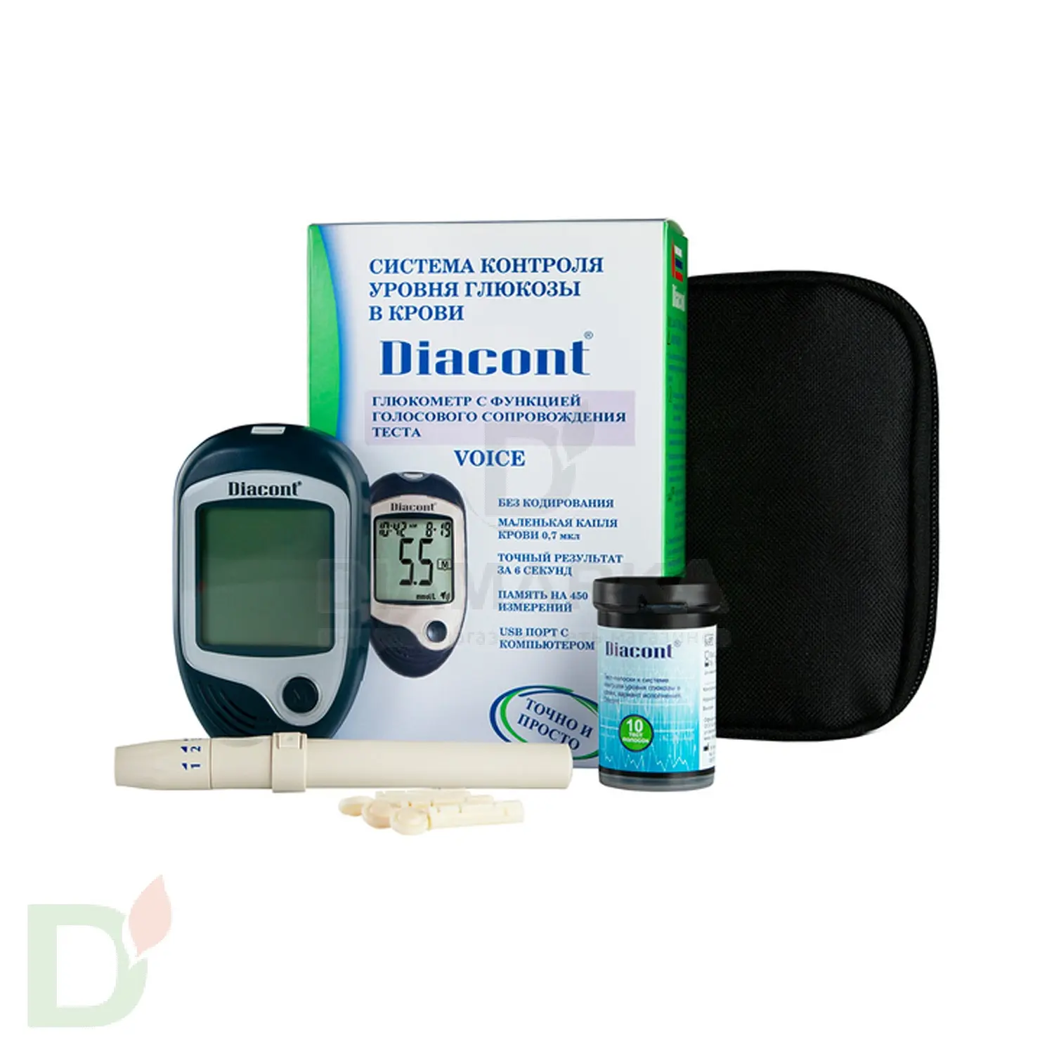 Глюкометр говорящий Diacont Voice в Туле