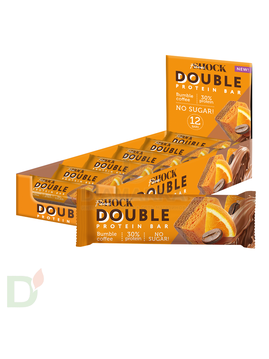 Батончик протеиновый FitnesShock Апельсиновый кофе 40гр. в Туле