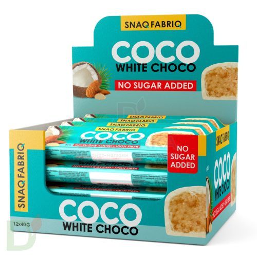 Батончик Snaq Fabriq глазированный Кокосово-миндальный десерт 40гр* в Туле