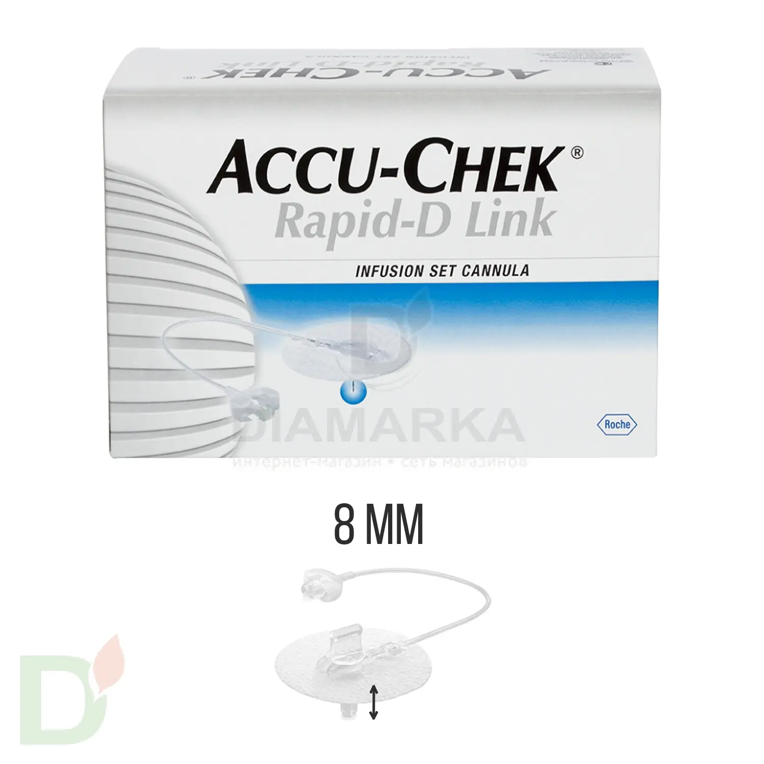 Акку-Чек Репид-Д Линк, игла 8 мм, 1 шт. в Туле