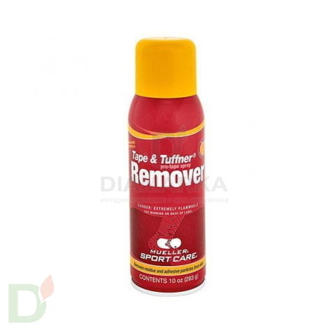 Жидкость для снятия тейпов Mueller Tape&Tuffner Remover спрей, 283 г