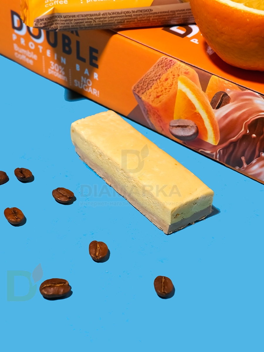 Батончик протеиновый FitnesShock Апельсиновый кофе 40гр. в Туле