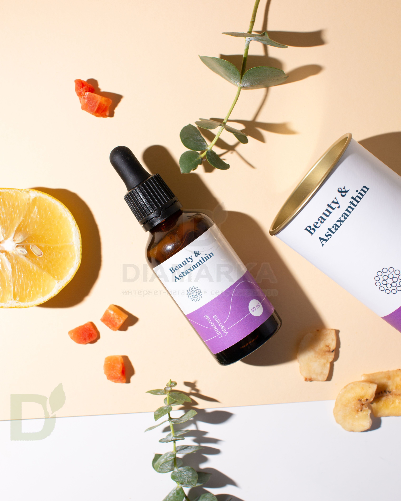 Витамины Liposomal Vitamins Astaxanthin/Астаксантин 50мл флакон в Туле