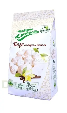Безе без сахара Умные сладости Ваниль 70гр. в Туле