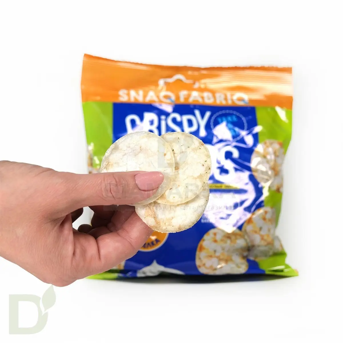 Чипсы цельнозерновые Snaq Fabriq Томат и базилик, 50 гр