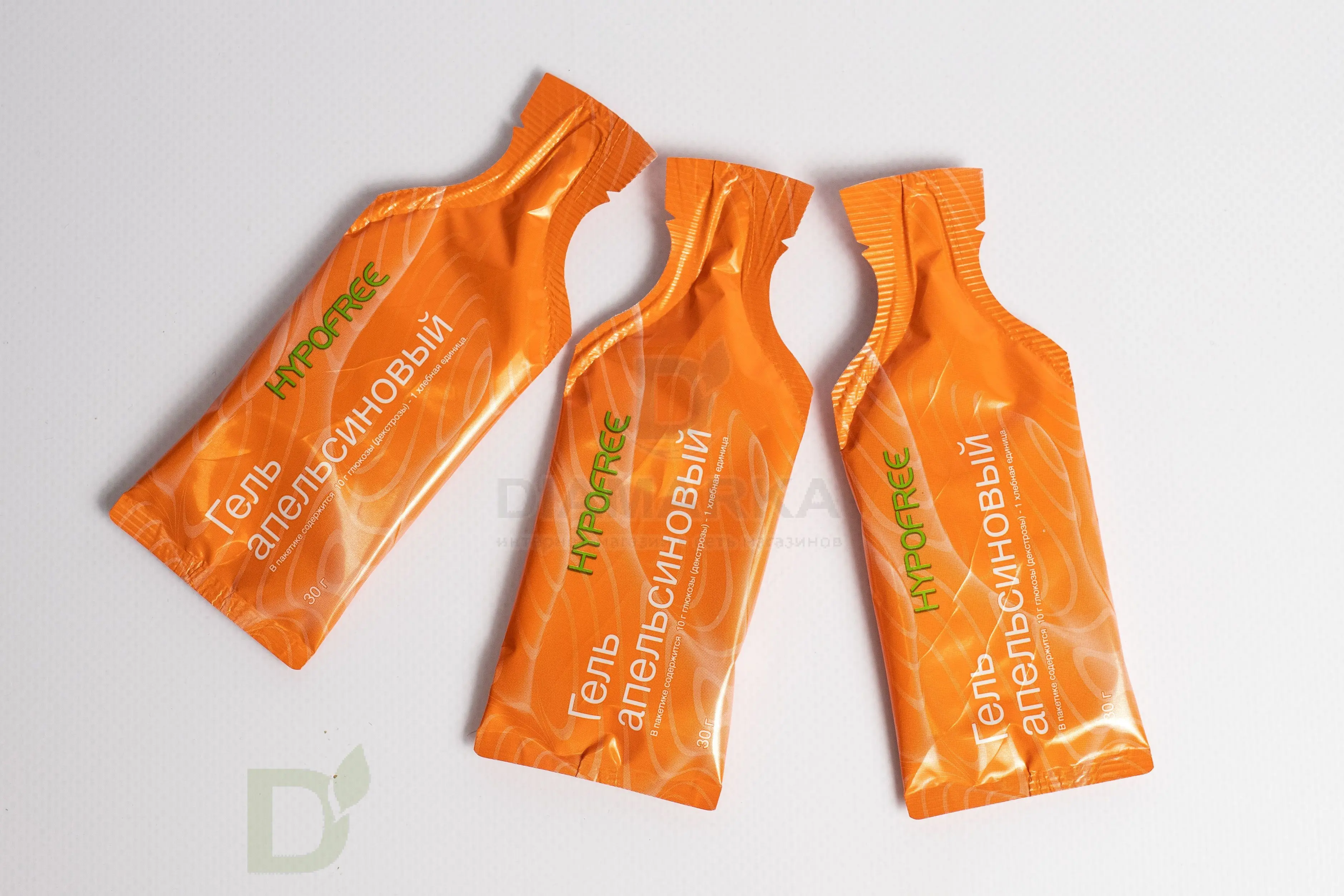 Гель HYPOFREE 1ХЕ Апельсин, мягкая упаковка, 10 саше по 30мл в Туле
