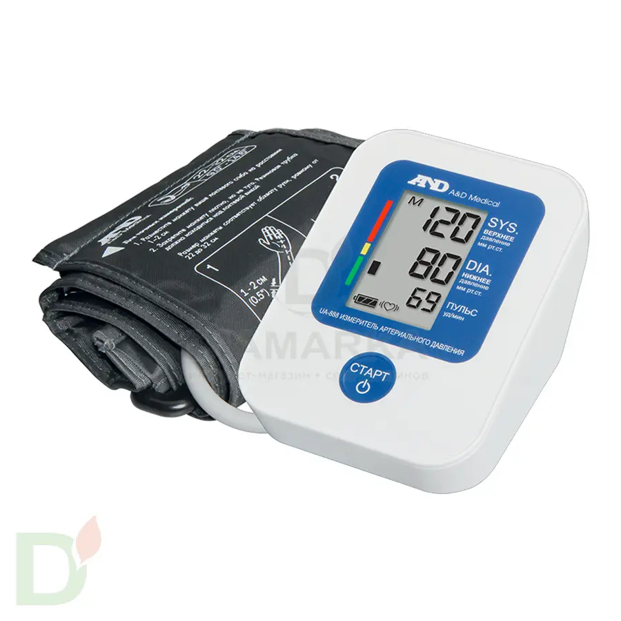 Тонометр автоматический AND UA-888 без адаптера (ЭКОНОМ) 22-32 см